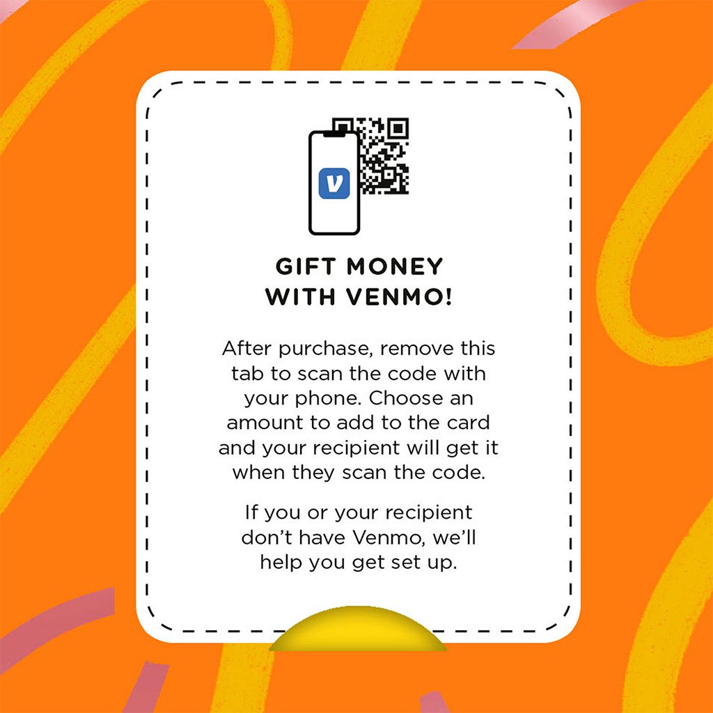 Turn Up the Happy Venmo Birthday Card