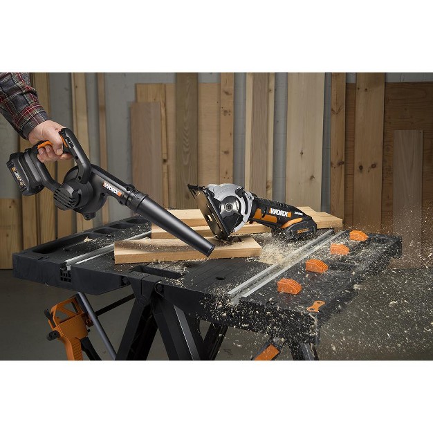 Worx Wx094l 20v Cordless Jobsite Blower