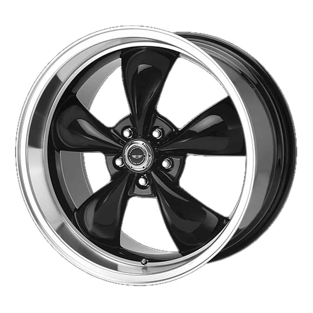 American Racing AR105 TORQ THRUST M AR105M 18X9 5X4.5 G-BLK MACH-LP 34MM