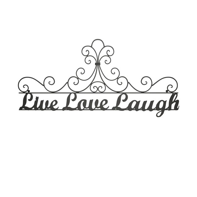 Metal Cutout live Laugh Love Decorative Wall Sign 3d Word Art Home Accent Decor modern Rustic Or Vintage Farmhouse Style By Hastings Home