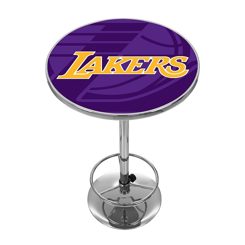 Los Angeles Lakers Chrome Pub Table