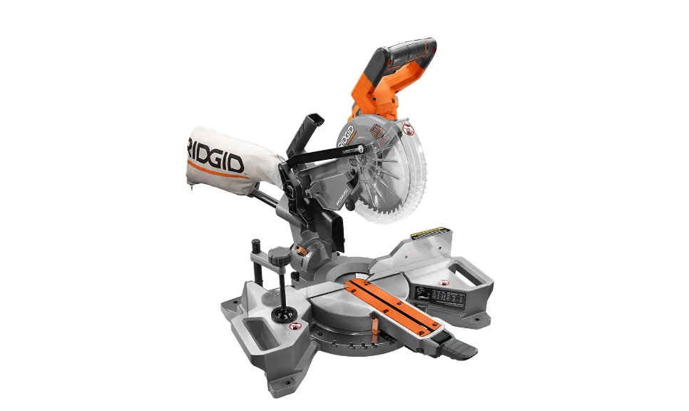 RIDGID R48607B 18V Brushless 7-1/4 in. Dual Bevel Sliding Miter Saw (Tool Only)