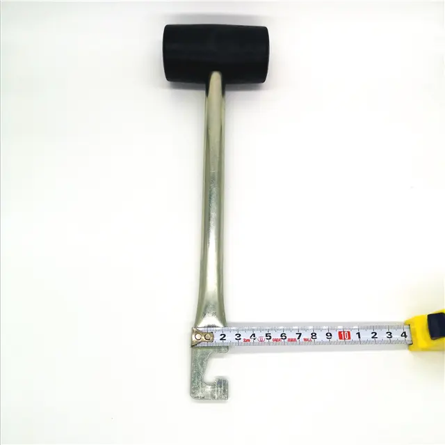 hot selling Steel Handle Rubber Mallet Tent Hammer with Peg Remover