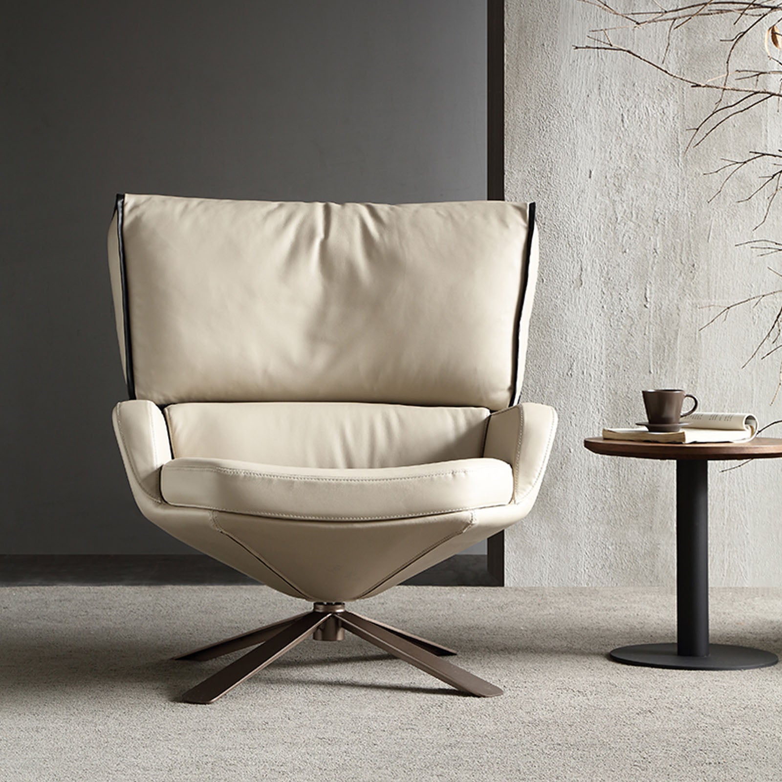 Varese Lounge Chair Lc043-Beige