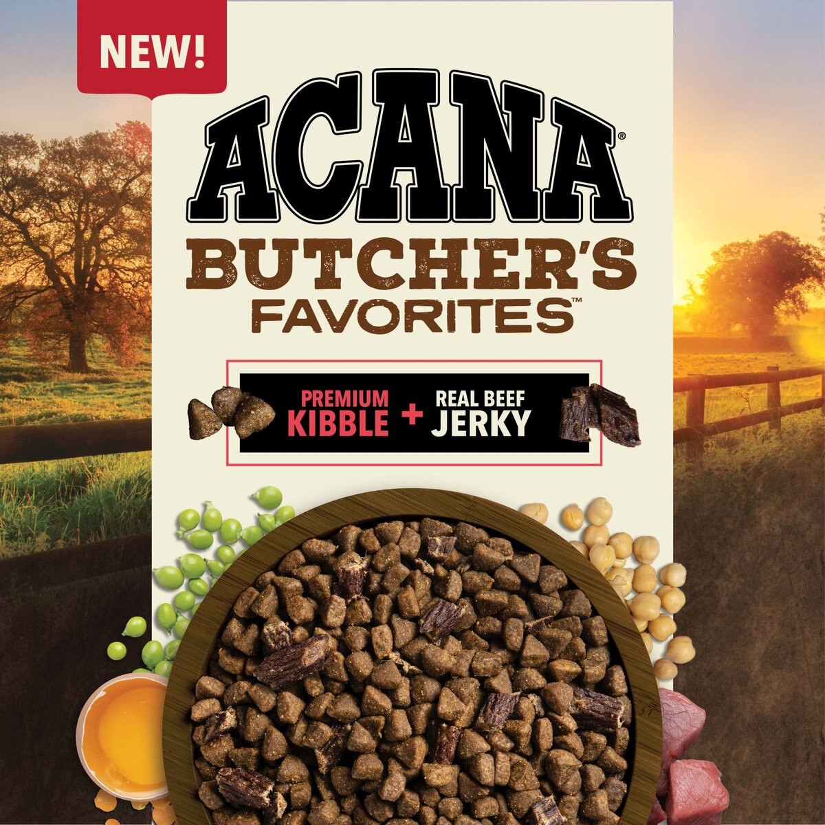 ACANA Butcher’s Favorites Grain-Free Farm-Raised Beef and Liver Recipe Dry Dog Food