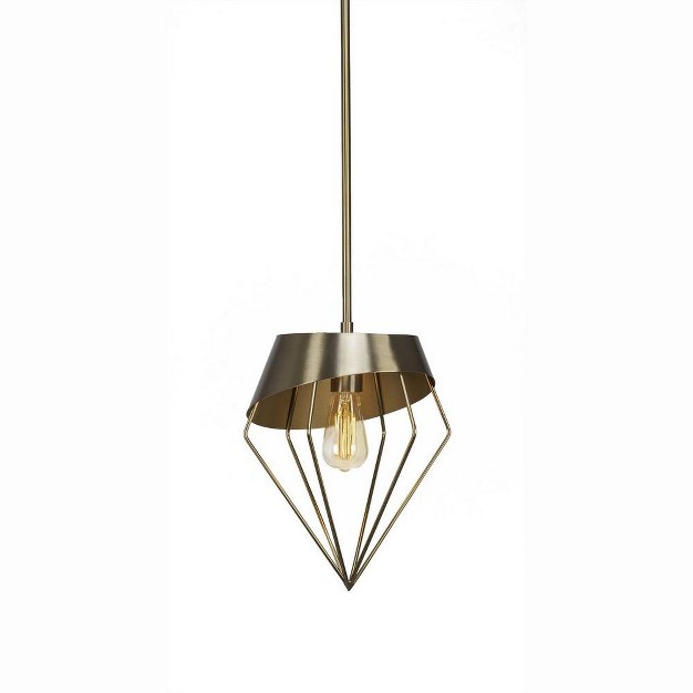 Toltec Lighting Neo 1 Light Pendant New Aged Brass