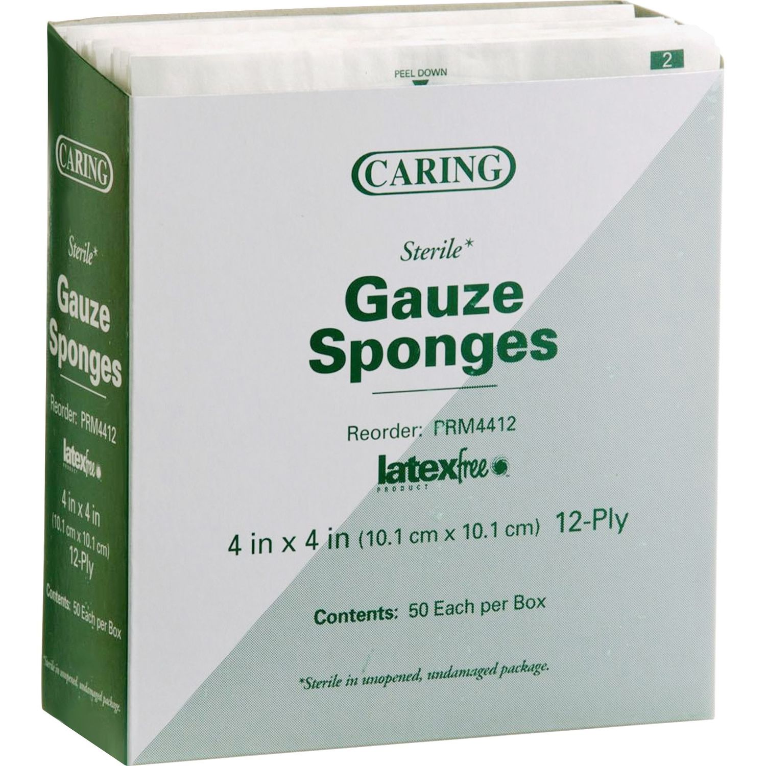 Sterile Gauze Sponges by Medline Industries， Inc MIIPRM4412CT