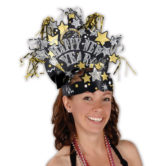 Beistle 80732 Glittered New Year Headdress  one si...