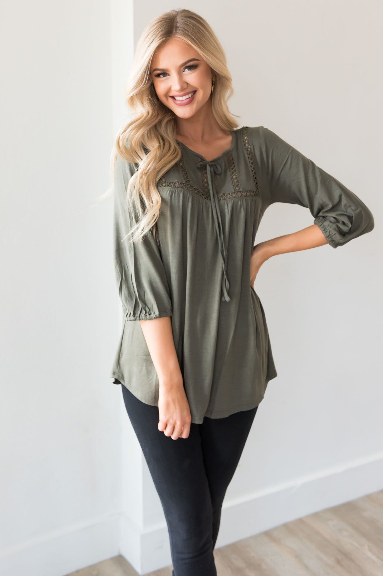 Always On My Mind Modest Layering Top