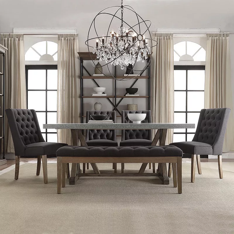 HomeVance 2-piece Astoria Tufted Chair Set