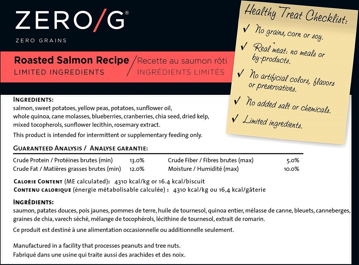 Darford Zero/G Minis Grain-Free Roasted Salmon Dog Treats