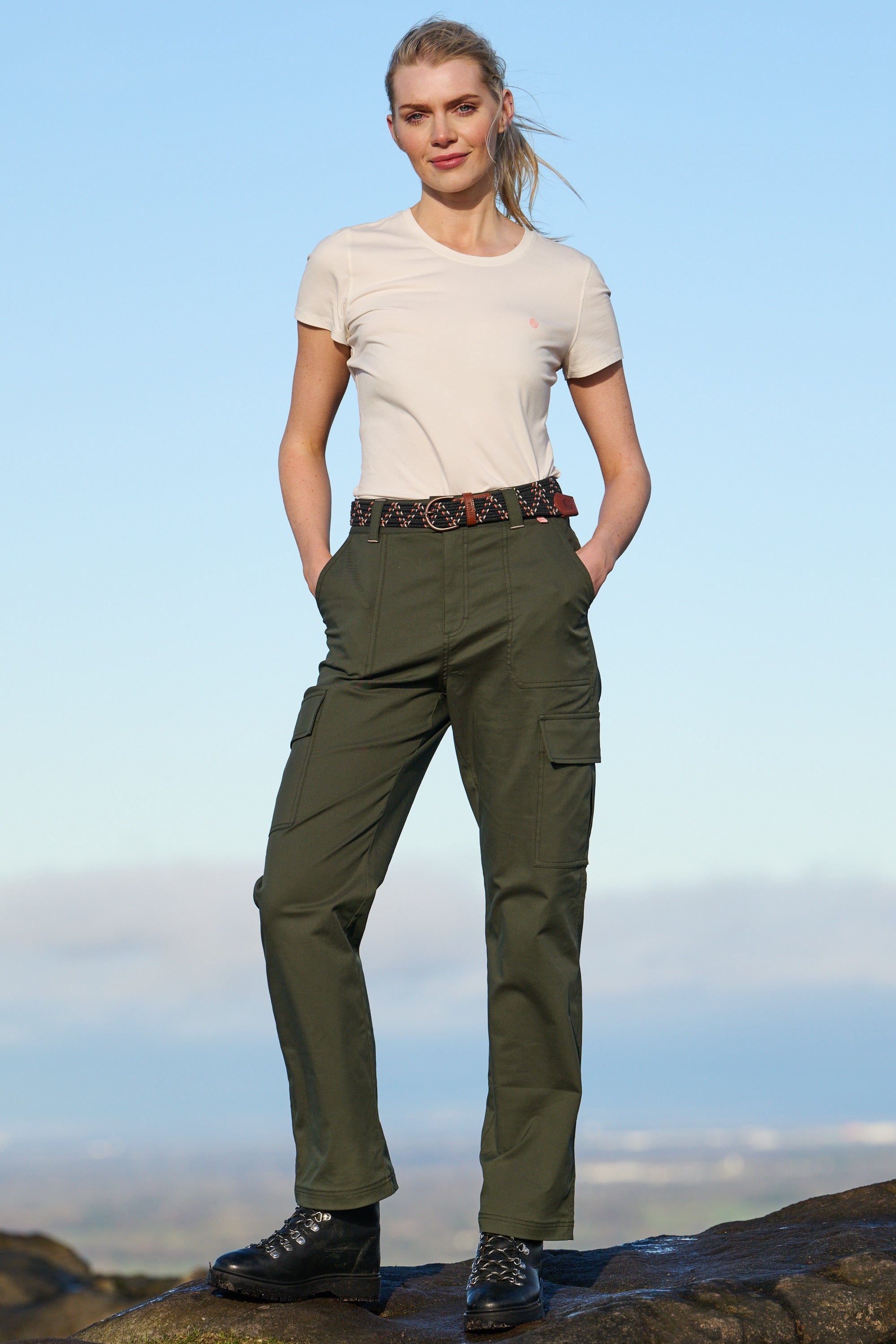 Free Stroll Cargos - Deep Khaki