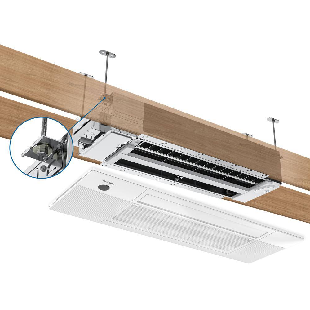 MRCOOL DIY 36000 BTU 3-Ton 3-Zone 21.5 SEER Ductless Mini-Split AC and Heat Pump with Cassettes 12K+12K+18K  161625ft Lines DIYM336HPC06C01