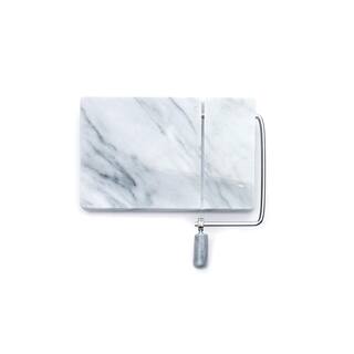 Fox Run 8 in. W x 5 in. D Marble Cheese Board with Slicer 3841