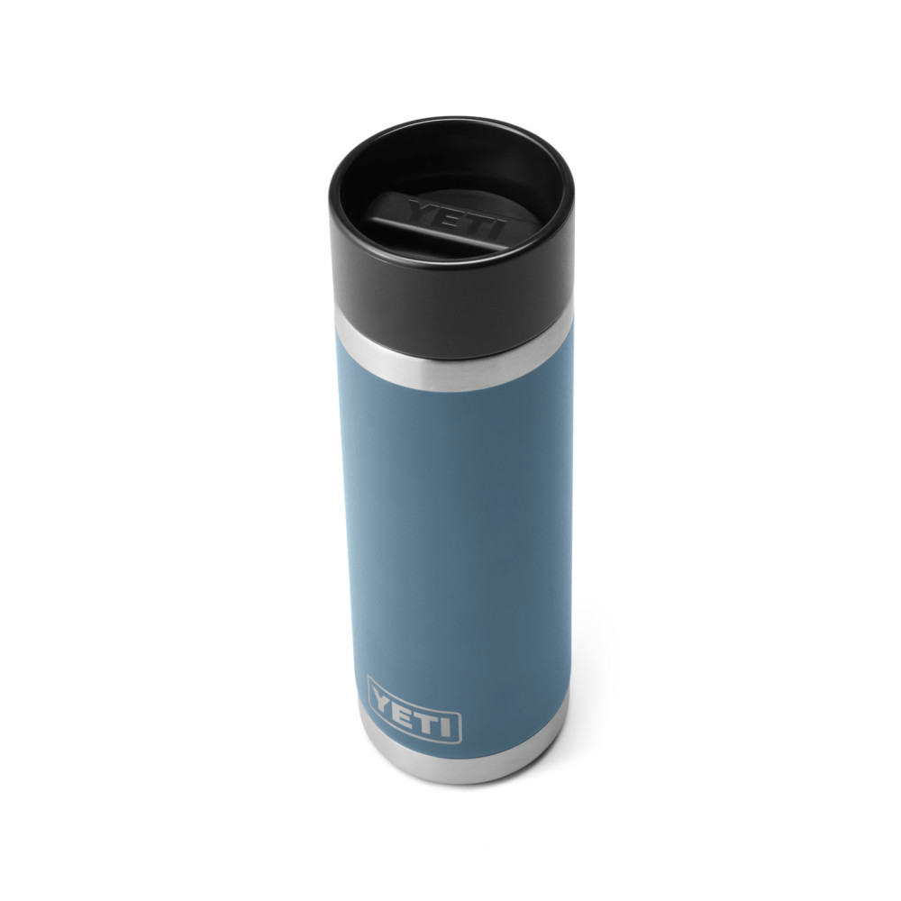 Yeti Rambler 18oz Bottle with HotShot Cap Nordic Blue ;