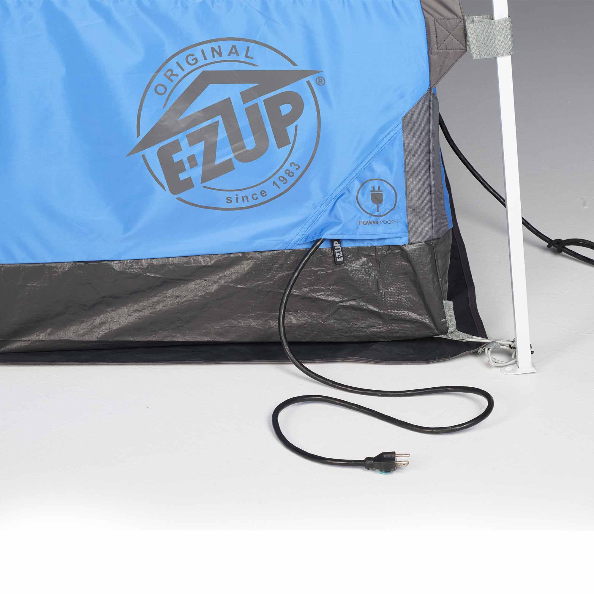 E-Z Up® Camping Cube™ Outdoor Canopy 6.4, Converts 10' Straight Leg Canopy into Camping Tent, Splash