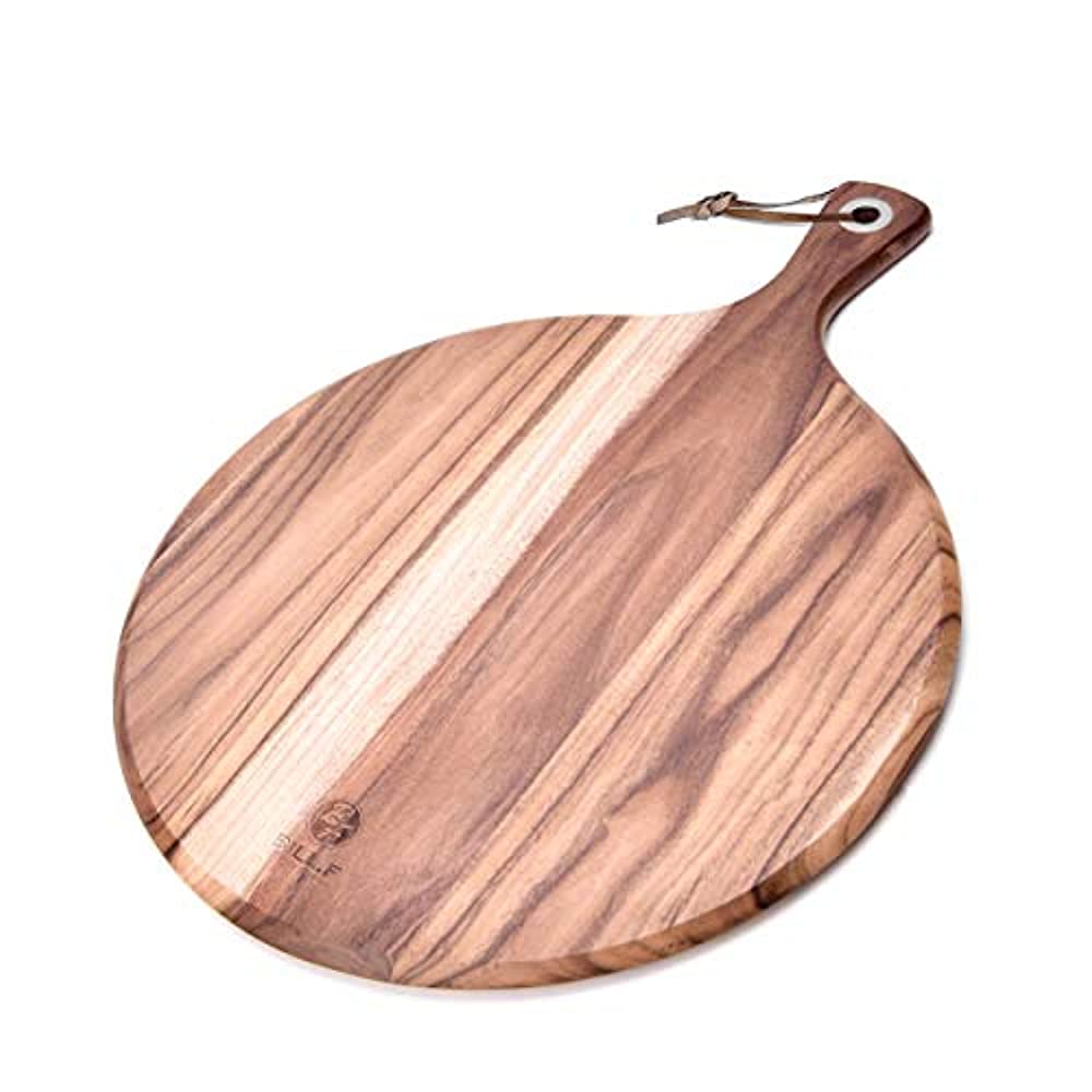 bill.f acacia wood pizza peel，12