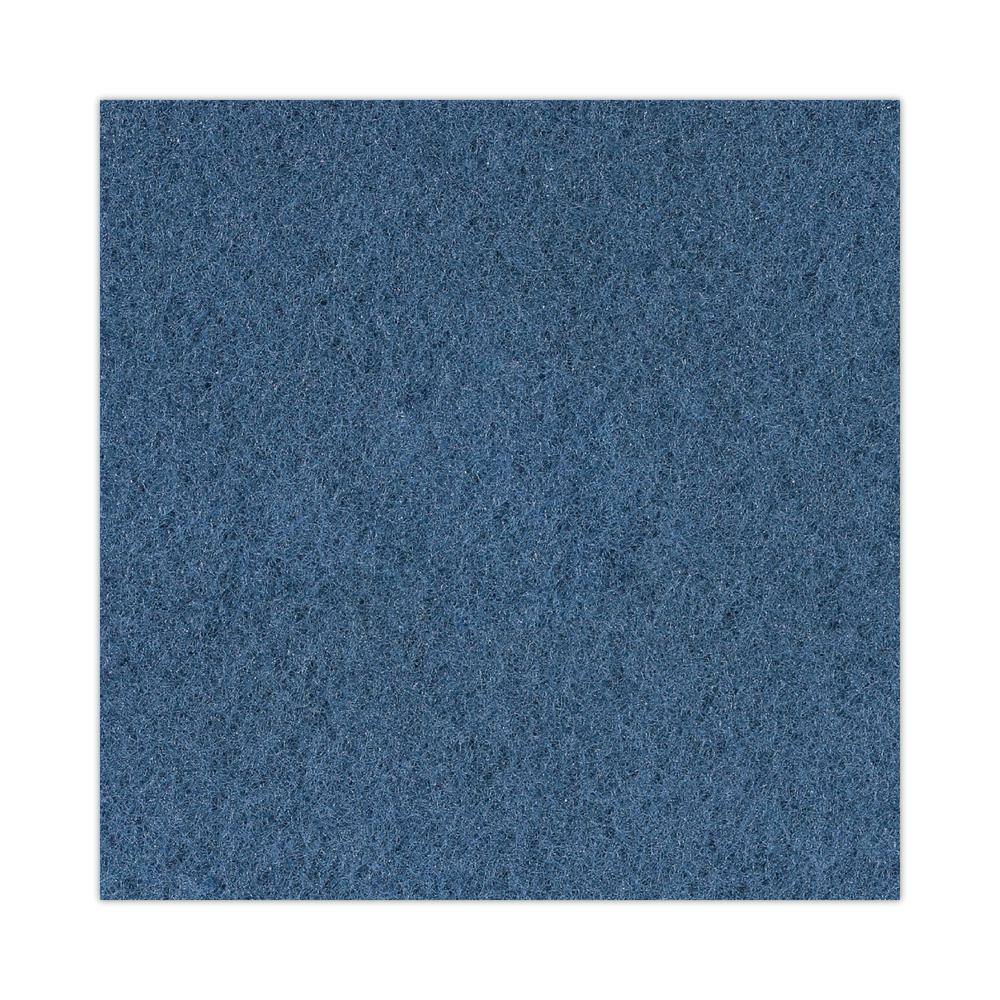 Boardwalk Scrubbing Floor Pads 17 in. Dia Blue (5-Carton) BWK4017BLU