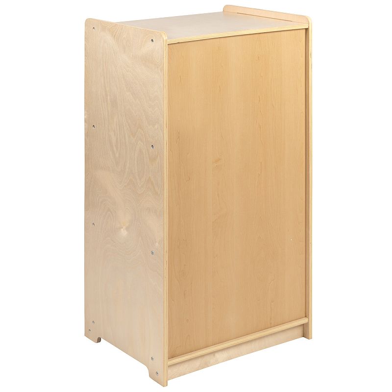 Flash Furniture Wooden 3 Section School Classroom Storage Cabinet