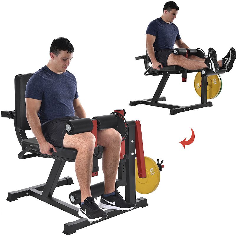 Merax Leg Extension And Curl Machine - Leg Exercise Machine