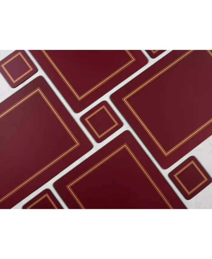 Pimpernel Classic Burgundy Placemats Set of 4