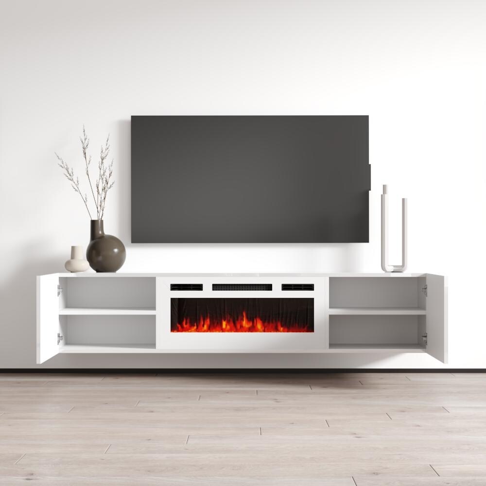 Cali WH EF Wall Mounted Electric Fireplace Modern 72\