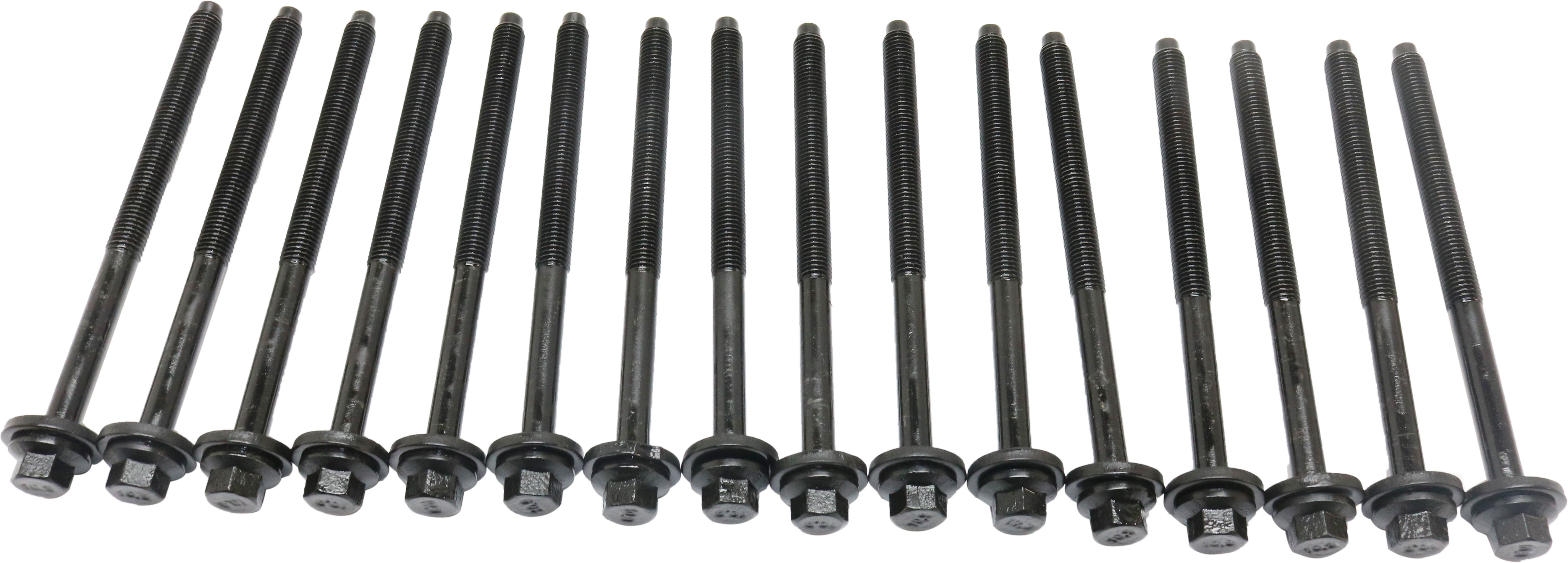 Cylinder Head Bolt Compatible with 2001-2012 Ford Escape 2005-2007 Five Hundred 6Cyl 3.0L Set of 16