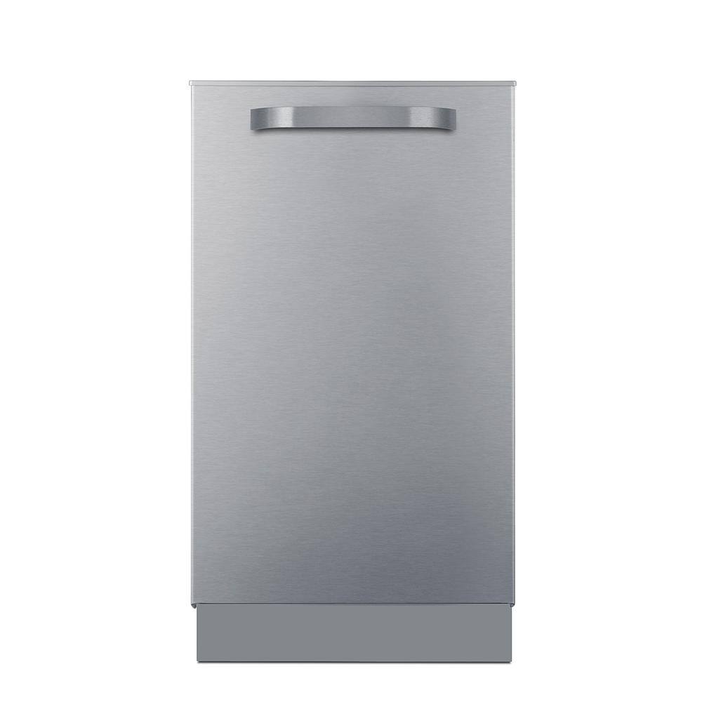 Summit Appliance 18 in. Stainless Steel Top Control Built-in. Dishwasher with 47dBA ENERGY STAR DW185SSADA