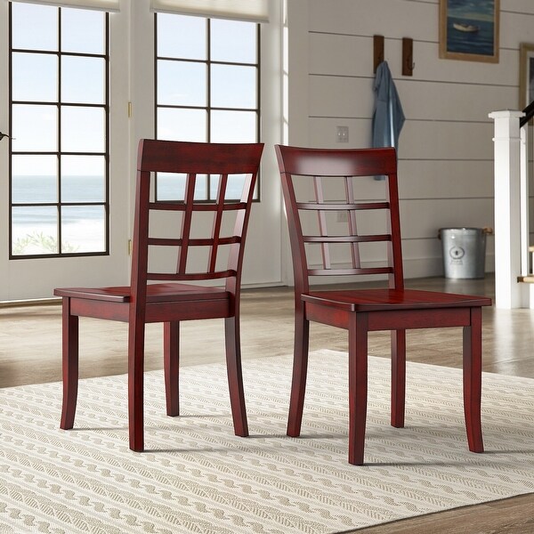 Wilmington II Window-back Dining Chairs (Set of 2) by iNSPIRE Q Classic