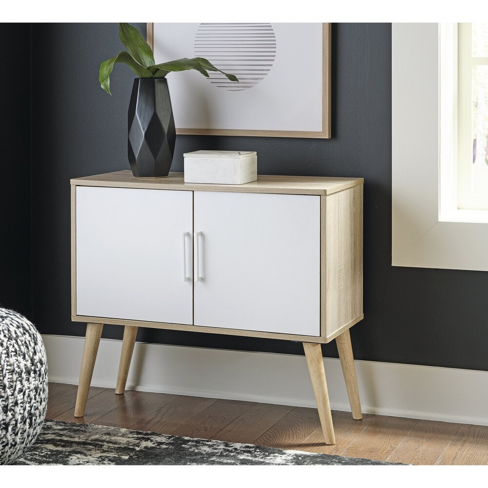 Orinfield Natural/White Accent Cabinet   32\