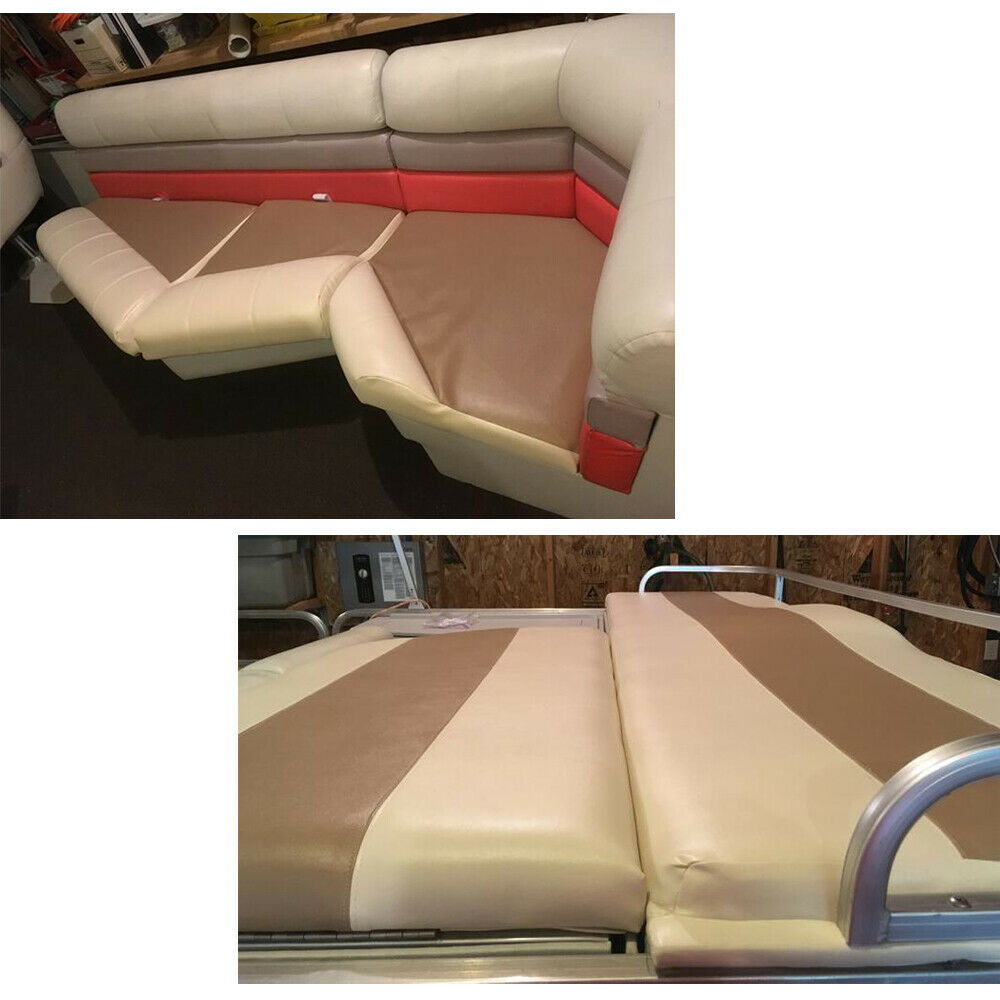 Car andMarine Vinyl Faux Leather Upholstery Black/Gray Repair in/Patch Up Seat Shole Shedding 54