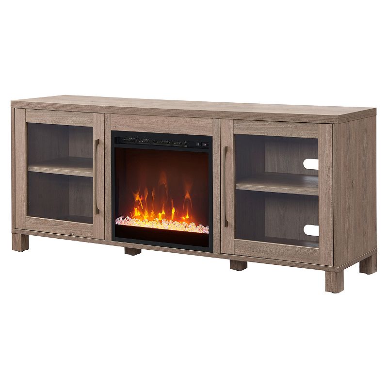 Finley and Sloane Quincy Electric Fireplace Rectangular TV Stand