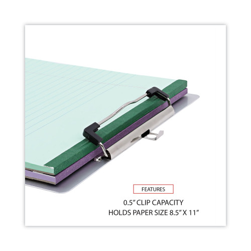 Universal Aluminum Clipboard with Low Profile Clip， 0.5