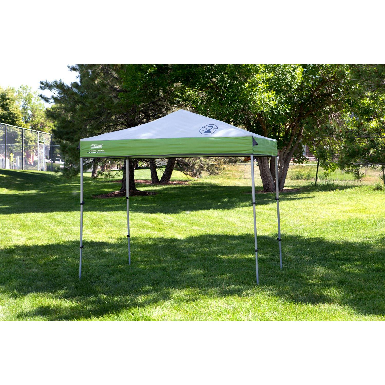 Coleman 78242 x 58242 Canopy Sun Shelter Tent with Instant Setup Green  Crowdfused