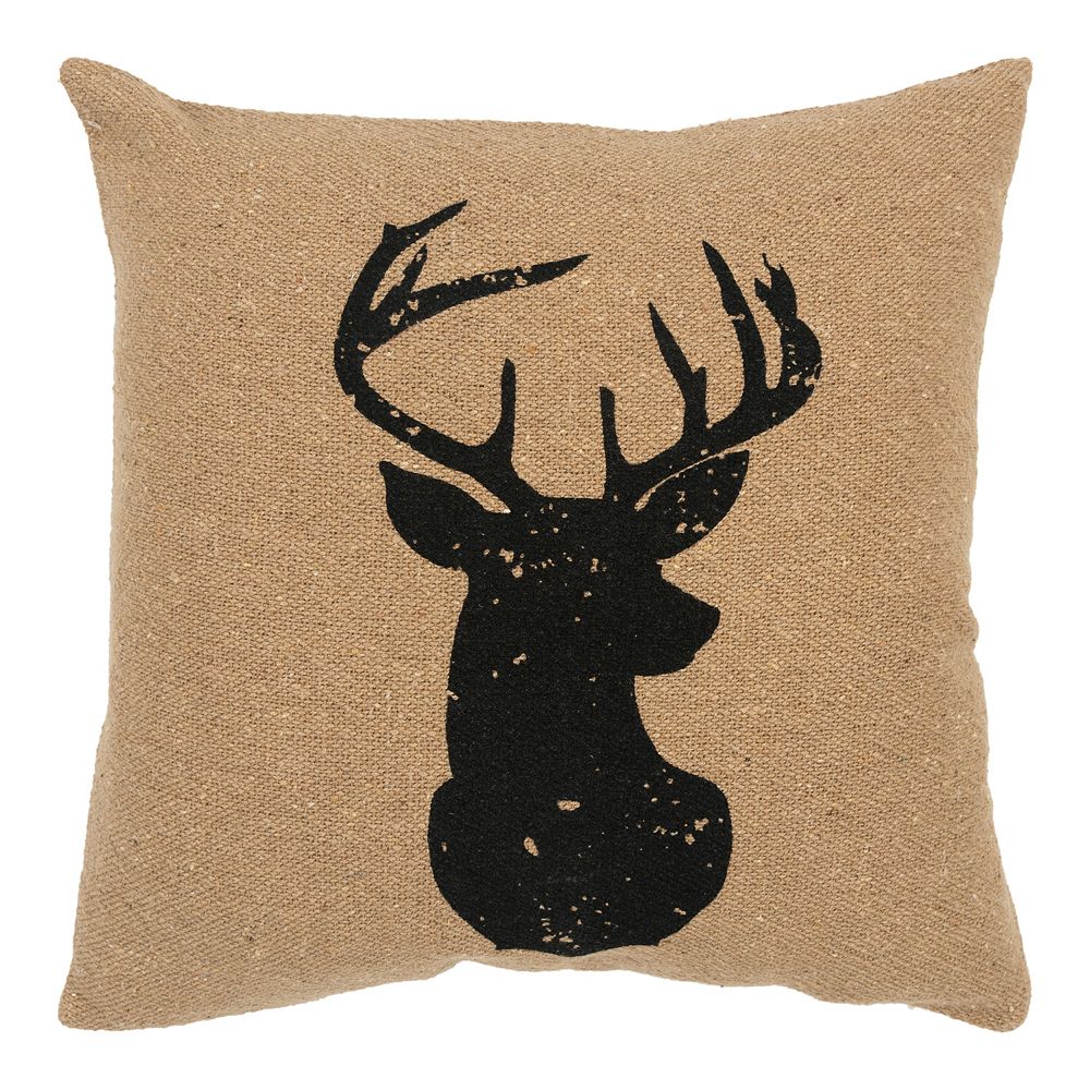 Rizzy Home Ezra Deer Throw Pillow