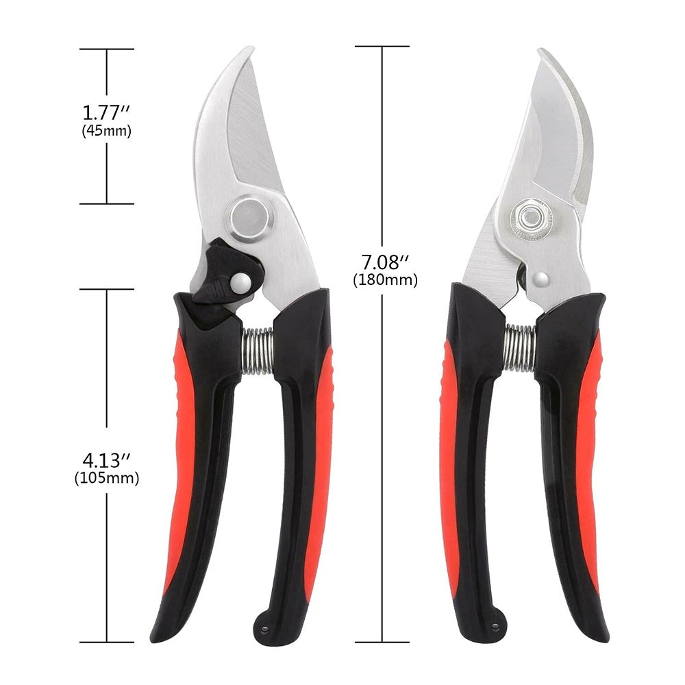 Professional Durable Garden Pruning Shears Gardening Secateurs Plant Flower Tree Branch Cutter Grafting Tool Scissors