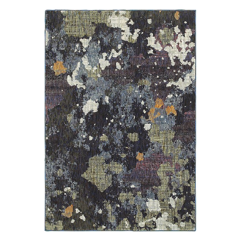 StyleHaven Easton Dappled Night Abstract Rug