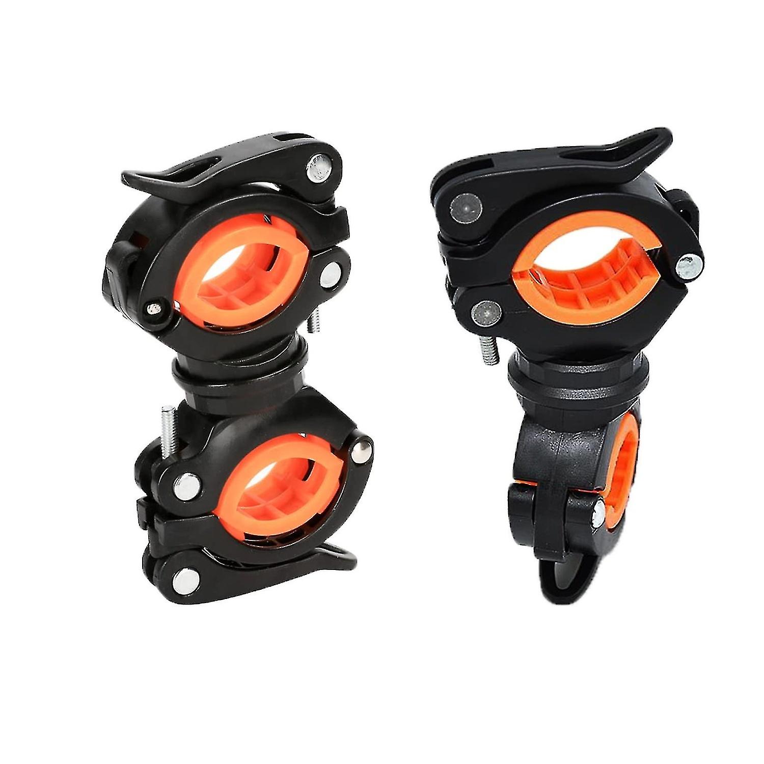 2 Pieces Bicycle Torch Holder， Universal Bicycle Torch Holder， Bicycle Light Holder， Accessories For