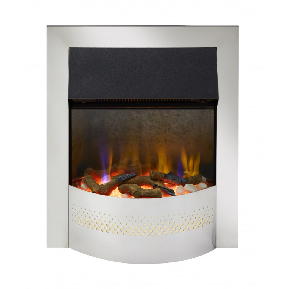 Dimplex POR20CH Portree Chrome Optiflame 3D Electric Inset Fire 2kW