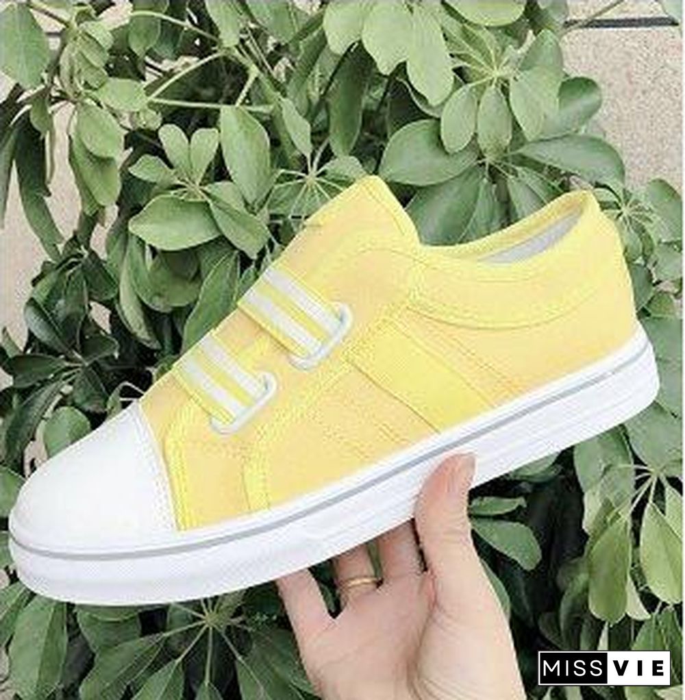 Low-cut Trainers Canvas Flat Shoes Women Casual Vulcanize Shoes New Women Summer Autumn Sneakers Ladies WDHKUN