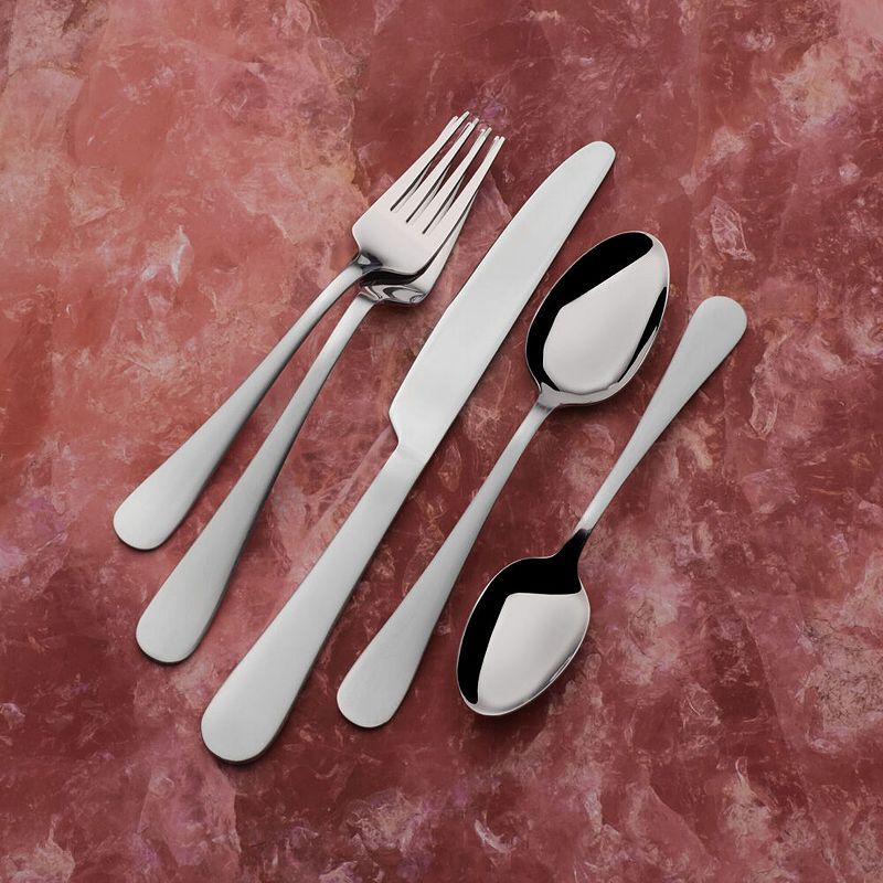 Gourmet Basics 53-pc. Stainless Steel Satin Symmetry Flatware Set