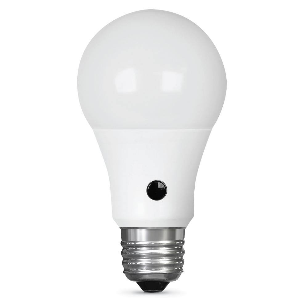 Feit Electric IntelliBulb 60W Equivalent Soft White (2700K) A19 LED Dusk To Dawn Light Bulb A800827DDLEDI