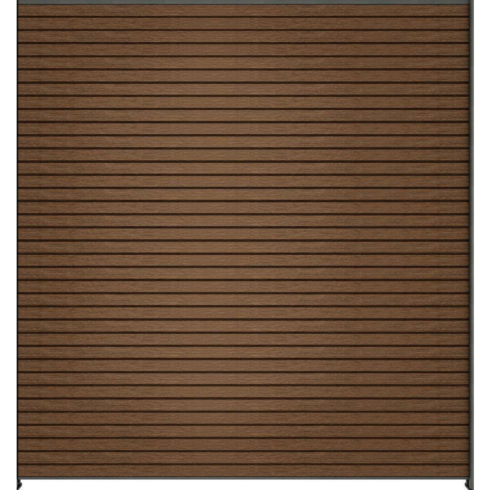 NewTechWood UltraEasy Fencing 6 ft. H x 6 ft. W Brazilian Ipe Wood Plastic Composite Horizontal Fence Section Fence-UH66-6-6-IP