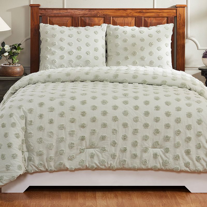 Better Trends Athenia Collection Cotton Chenille Comforter Set