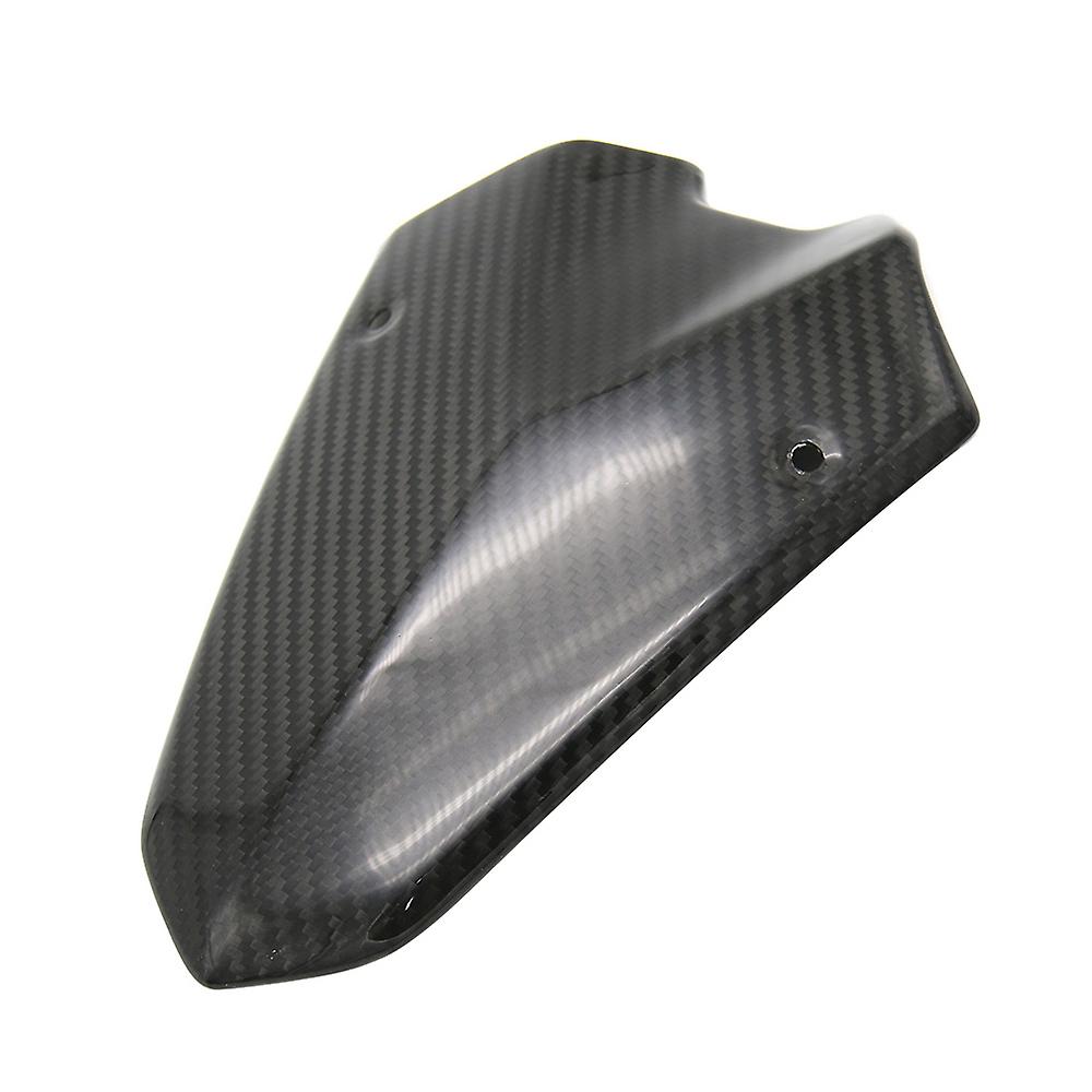 Black Motorcycle Windshield Wind Deflector Protection Carbon Fiber Windscreen Replacement For Kawasaki Z1000 2013-2020