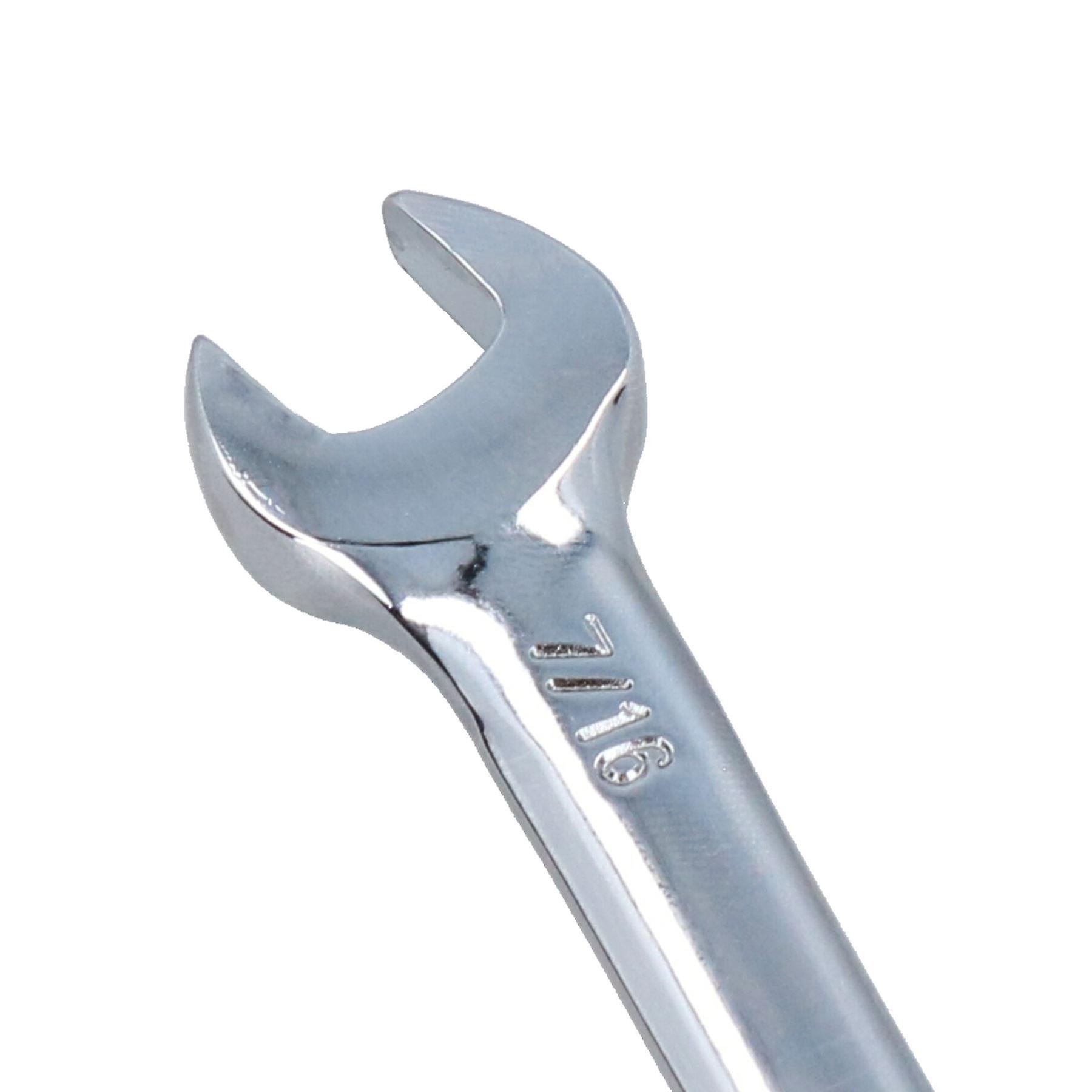 7/16” AF SAE Imperial Flexible Flexi Head Ratchet Spanner Combination Wrench