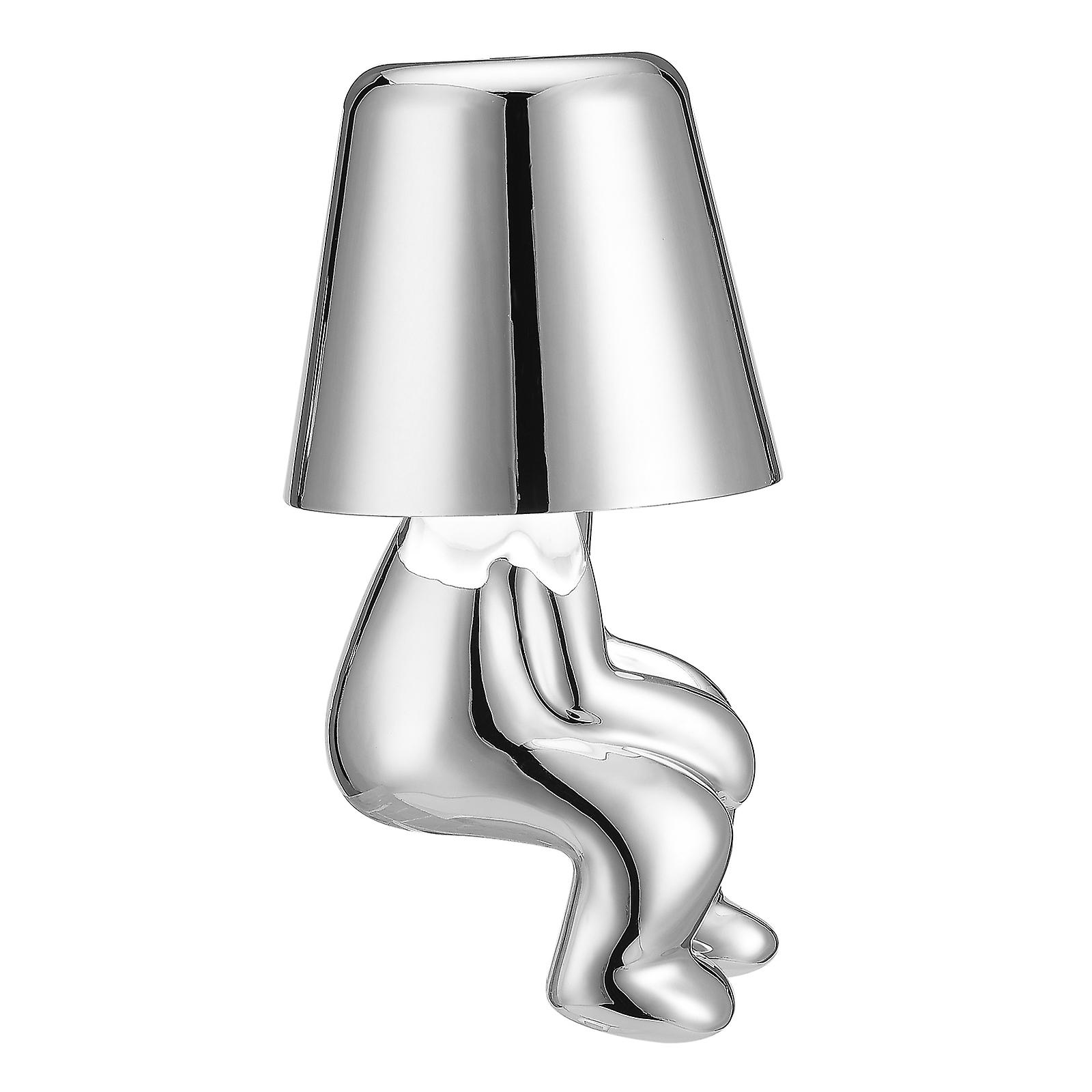 Creative Silver Mr-when Bedside/living Room Decorative Table Lamp