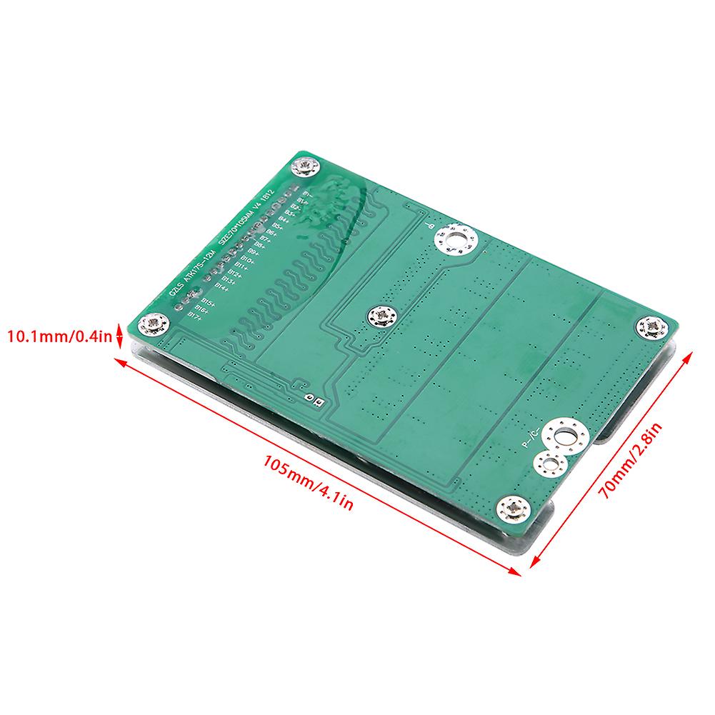 17 Strings 60v 50a Lithium Li Ion Battery Protection Board Module Balance Function