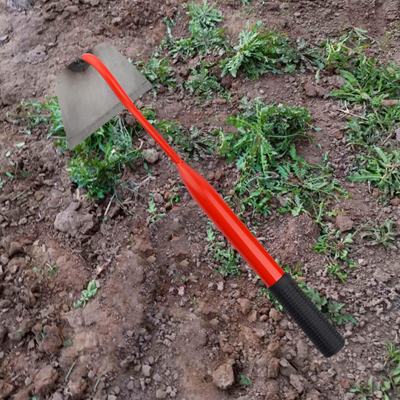 Hoe with Handle, Garden Tool for Digging, Weeding, Gardening and 12cm