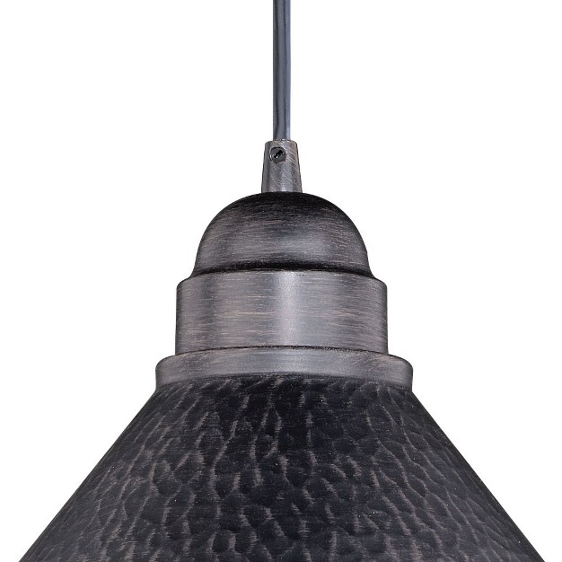 Vaxcel Outland 1 Light Pendant Brushed Pewter